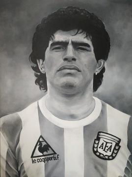 Obraz akrylowy, Diego Maradona 60x80 