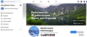 Na sprzedaż duży Fanpage na Fb Górski Serwis infor