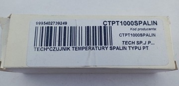 Czujnik Temperatury Spalin Typu PT TECH