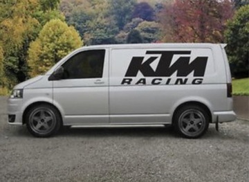Zestaw naklejek KTM Racing na dwa boki 150cm szer