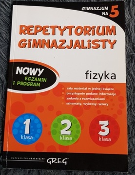 Repetytorium gimnazjalisty, fizyka, greg,7-8 klasa