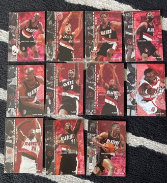 Unikat zestaw kart NBA 95-96 Portland Trailblazers
