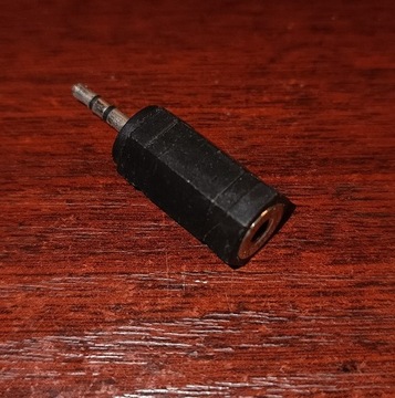 Przejściówka adapter standard jack do mini jack