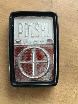 Logo znaczek Polski Fiat 125p zabytkowy