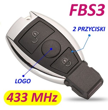 Pilot Mercedes BGA - FBS3 - 433 MHz - 2 p - logo