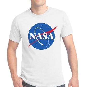 Biała koszulka NASA!! XXL,XL,L,M