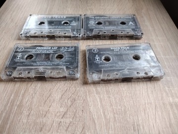 4 stare kasety bez pudełek 