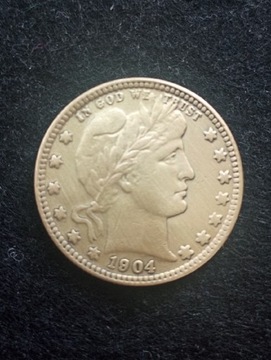 1804r Quarter dollar America