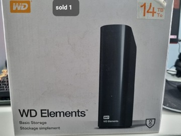 Dysk WD elements 14TB zestaw