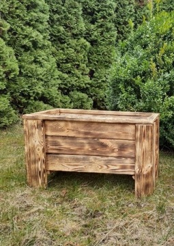 Donica drewniana ogrodowa 