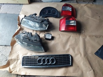 Rozrusznik,lampy,fotele,audi a4 b6 1.9 tdi 2003r.