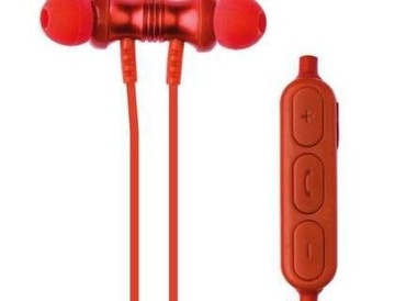 GRIXX Optimum słuchawki douszne bluetooth czerwone