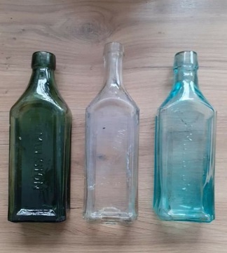 Stare przedwojenne butelki EMULSION 
