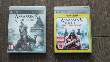 Assassins creed 3 i Brotherhood zestaw gra Ps3