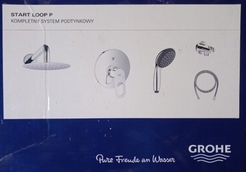 Grohe Start Loop P, bateria podtynkowa - caly zestaw, NOWA