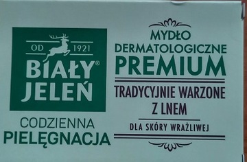 Mydło Biały Jeleń z lnem 100g