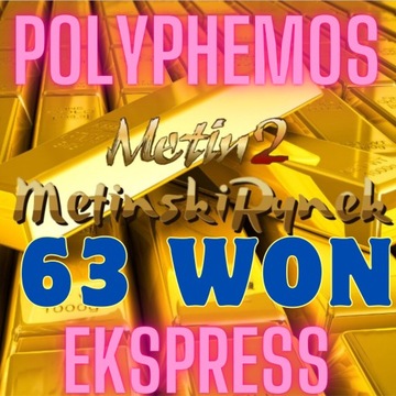 Metin2 63 WON POLYPHEMOS 63w EKSPRES JESTEM ONLINE