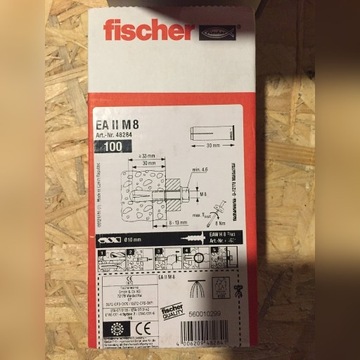 Fischer EA II Kotwa wbijana do pręta M8
