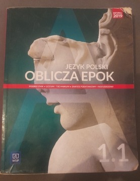 Podręcznik język polski OBLICZA EPOK 1.1