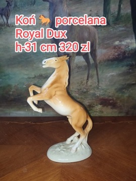 Koń porcelana Royal Dux 