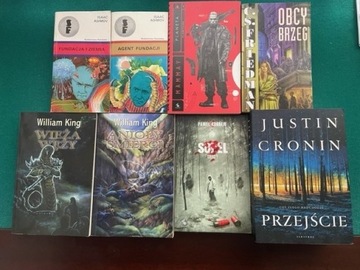 Zestaw SF i fantasy 8 książek, m.in. King, Asimov 