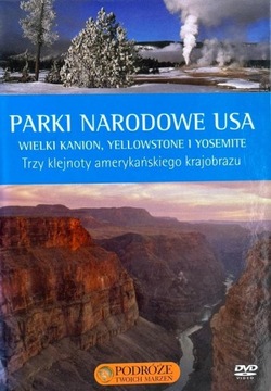 DVDksiążka Parki narodowe USA Yellowstone Yosemite