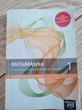 Matematyka 1 zakres podstawowy i rozszerzony 