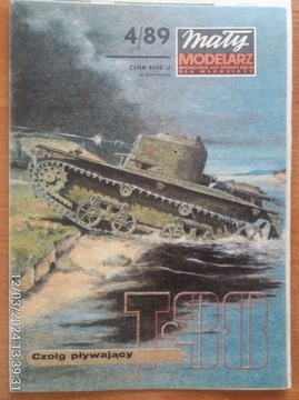 Mały Modelarz 4/89 Radziecki czołg pływ. T-38 M2