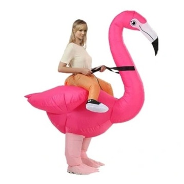 NADMUCHIWANY KOSTIUM FLAMINGO KARNAWAŁ HALLOWEEN