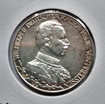 Moneta Cesarstwo Niemiec 2MK 1913r 