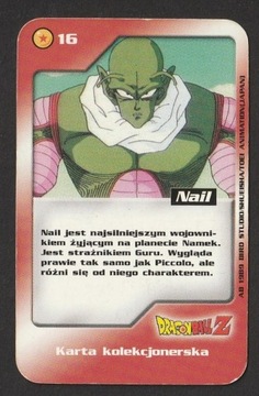 KARTA DRAGON BALL Z - Nail