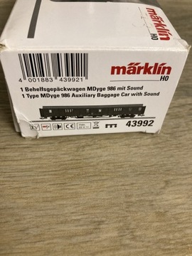 Marklin 43992 Wagon Towarowy MFX+Dźwięk 