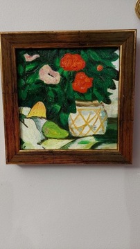 obraz olejny 20x20 według Cezanna