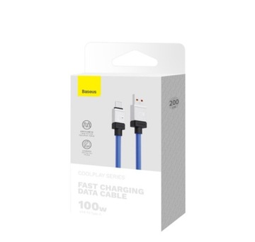 Baseus CoolPlay Series | Kabel USB-C Type-C Power Delivery 100W 2m