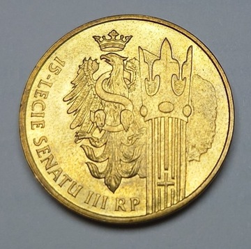 Moneta 2 zł 15-lecie Senatu III RP - 2004 rok