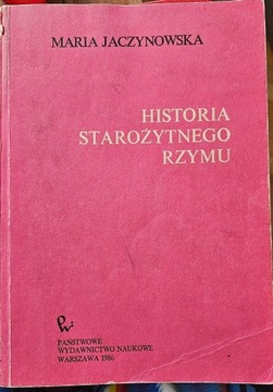 Maria Jaczynowska; Historia Starożytnego Rzymu 