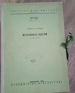Metalogeneza Sudetów 1966