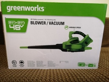 Greenworks GD24X2BV Akumulatorowa dmuchawa