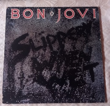 BON JOVI "SLIPPERY WHEN WET" - winyl