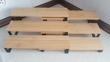 Bambusowe półki do szafek kuchennych