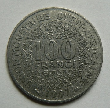 Afryka Zachodnia 100 franków, 1997 