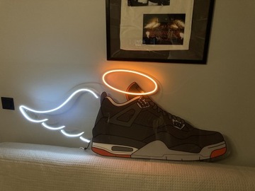 Neon Sneaker Na Zamówienie Streetwear Lampa LED