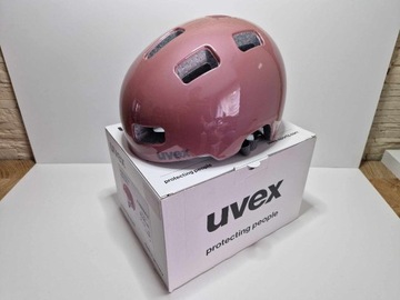 KASK ROWEROWY UVEX HLMT 4 ROSE GREY 55-58 CM