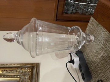 Szkło wazon pojemnik szklany ozdobny