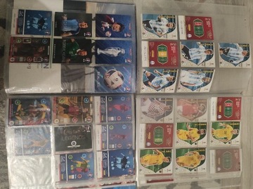 Dwa albumy karty panini euro 2016 Rosja 2018 album