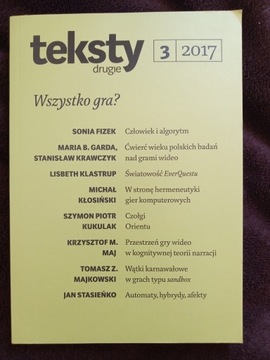 Teksty Drugie, nr 3/2017, Wszystko gra? NOWA