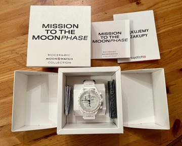 Swatch Omega Moonswatch Mission to The Moonphase 
