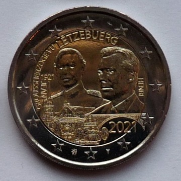 LUKSEMBURG 2021  2 EURO  RELIEF UNC  !!!!!!!