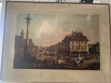 Obraz stary krakowskie przedmieście 1767-68r.