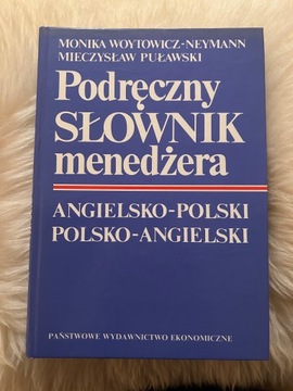 Podręczny słownik menedżera angielsko - polski